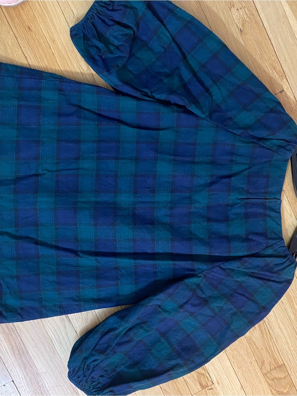 Hill House Green and Blue Plaid Button-Down Shirt